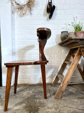 Load image into Gallery viewer, Vintage Betting chair Rosewood inlaid with brass M Hyatt &amp; Bros Pakistan