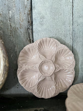 Load image into Gallery viewer, Vintage French Sarreguemines pale shrimp pink oyster dish