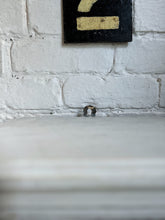 Load image into Gallery viewer, A Vintage French pine white painted wooden bathroom wall hung cabinet