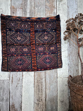 Load image into Gallery viewer, Vintage Hand Knotted wool Afghan Baluch Saddlebag 