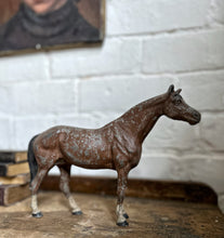 Load image into Gallery viewer, Vintage 1930's cast iron horse with original paint