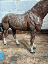 Load image into Gallery viewer, Vintage 1930's cast iron horse with original paint