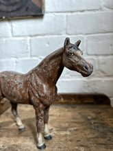 Load image into Gallery viewer, Vintage 1930's cast iron horse with original paint
