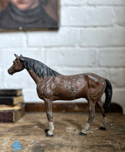 Load image into Gallery viewer, Vintage 1930's cast iron horse with original paint