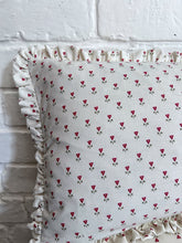Load image into Gallery viewer, Vintage 1980's laura Ashley fabric hand made cushions with frill