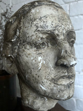 Load image into Gallery viewer, Vintage 20th Century art school plaster bust sculpture on hard wood plinth