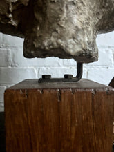 Load image into Gallery viewer, Vintage 20th Century art school plaster bust sculpture on hard wood plinth