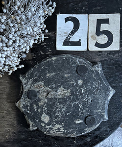Vintage Black stone vintage tawa plate