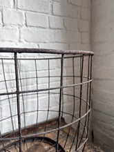 Load image into Gallery viewer, Vintage French Wire strapwork Farmers basket