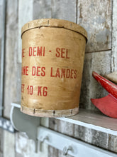 Load image into Gallery viewer, Vintage French bentwood butter tub Beurre demi sel 10kg