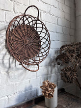Load image into Gallery viewer, Vintage French woven basket with handles