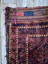 Load image into Gallery viewer, A Vintage Hand Knotted wool Afghan Baluch Saddlebag 