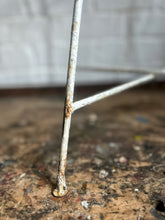 Load image into Gallery viewer, Vintage Mid century White metal wire work 1950's French garden side table