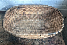 Load image into Gallery viewer, Vintage large coppiced wood oak swill basket