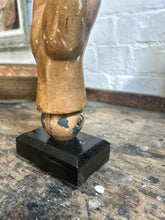 Load image into Gallery viewer, Vintage early 20th Century 1920&#39;s plaster hand anatomical study mannequin on plinth