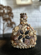 Load image into Gallery viewer, Vintage early 20th Century shell covered bottle vase grotto art
