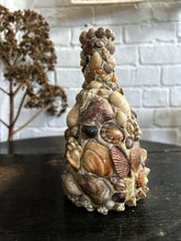 Load image into Gallery viewer, Vintage early 20th Century shell covered bottle vase grotto art