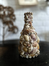 Load image into Gallery viewer, vintage early 20th Century shell covered bottle vase grotto art