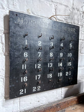 Load image into Gallery viewer, Vintage early 20th Century hand painted wooden Morphia medical dispensary numbered key board