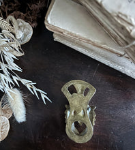 Load image into Gallery viewer, Vintage solid brass lobster crayfish bottle opener paper clip