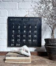 Load image into Gallery viewer, Vintage early 20th Century hand painted wooden Morphia medical dispensary numbered key board