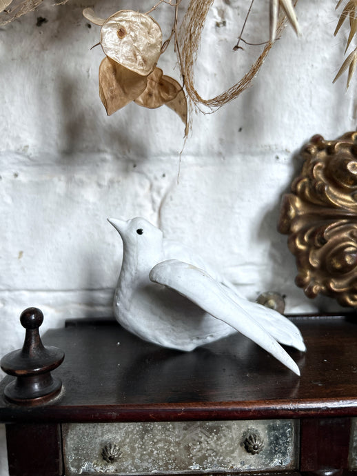 Vintage white Bisque dove Limoges Factory France