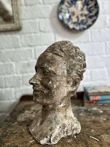 Early 20th Century artists art school plaster cast sculpture bust 