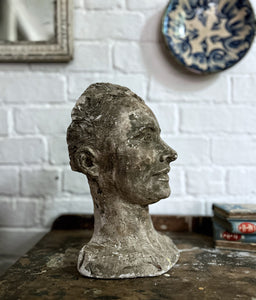 Early 20th Century artists art school plaster cast sculpture bust 