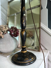 Load image into Gallery viewer, An early 20th Century Chinoiserie decorative hand painted wooden table lamp base