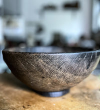 Load image into Gallery viewer, Antique 19th Century oak shepherds bowl wooden rustic eastern european