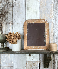 Load image into Gallery viewer, Small French antique Louis Philippe black mirror