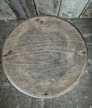 Load image into Gallery viewer, A wooden and white painted vintage country style kitchen stool