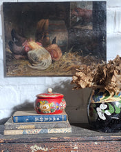 Load image into Gallery viewer, A Victorian 19th Century Antique Still life oil painting on stretched canvas, signed.