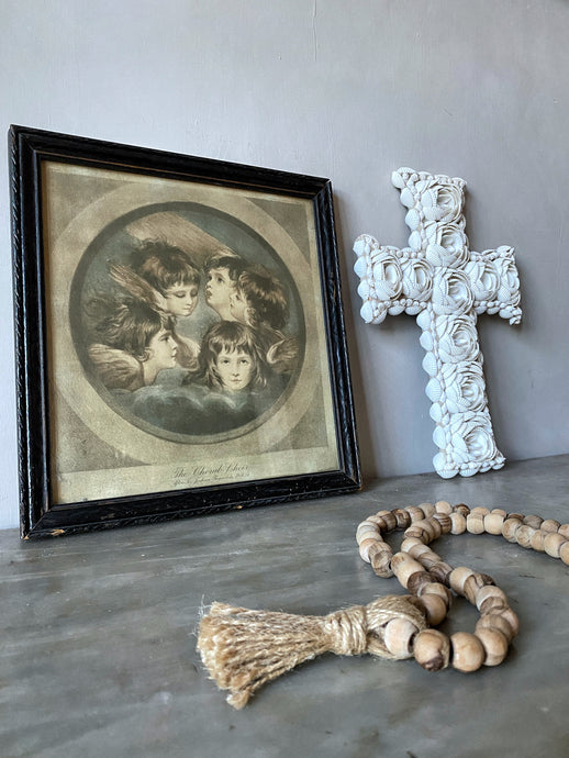 A vintage antique Print entitled 