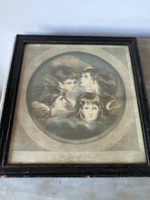 Load image into Gallery viewer, A vintage antique Print entitled &quot;The Cherub choir&quot; after sir Joshua Reynolds PRA