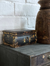 Load image into Gallery viewer, A Vintage Chinese Oriental lacquered Zinc Lined decorative box