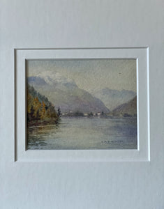 Emily Mary Bibbins Warren British Canadian artist water colour landscape painting signed