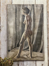 Load image into Gallery viewer, An antique Nude portrait Painting in Oils on Canvas