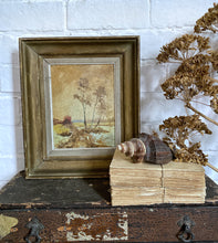 Load image into Gallery viewer, A Vintage French Landscape oil painting on canvas