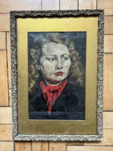 Load image into Gallery viewer, Vintage Realism 1940&#39;s Irish school oil painting portrait on canvas