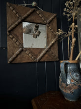 Load image into Gallery viewer, A rustic vintage wooden bobbin detail wall mirror