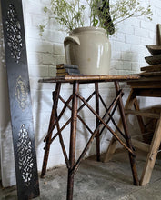 Load image into Gallery viewer, A Victorian antique bamboo side table