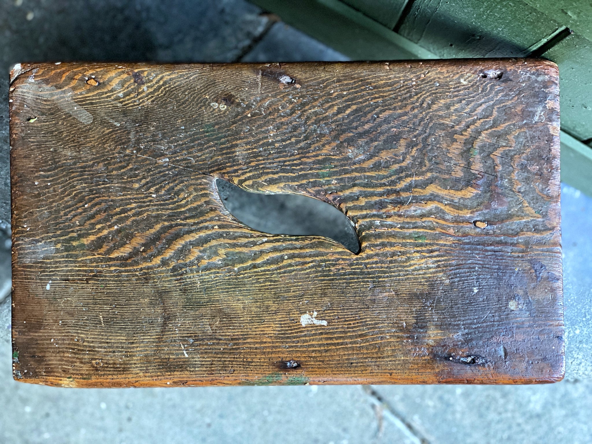 Farmhouse kitchen store step stool