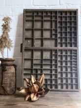 Load image into Gallery viewer, vintage wooden printers tray letter press