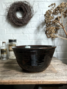 A lovely large vintage studio pottery bowl