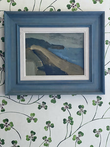 British Modern Abstract Landscape oil painting Sandsend Yorkshire UK