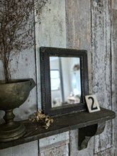 Load image into Gallery viewer, Small wall mounted antique decorative wooden mirror