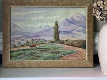 Load image into Gallery viewer, An antique water colour landscape painting signed and dated 1918