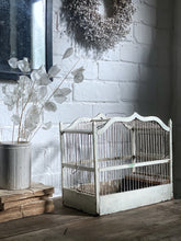Load image into Gallery viewer, Vintage French Wooden Bird Cage