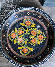 Load image into Gallery viewer, Vintage Eastern European Victorian Folk Art Papier Mache Bowl